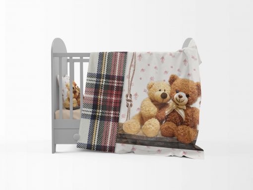 Σεντόνια Set Bebe (1 pc 120x180 1 pc 100x150 1pc 35x45) design Brothers Bears