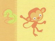 Κουβέρτα bebe κούνιας 80x110 - Little Monkey